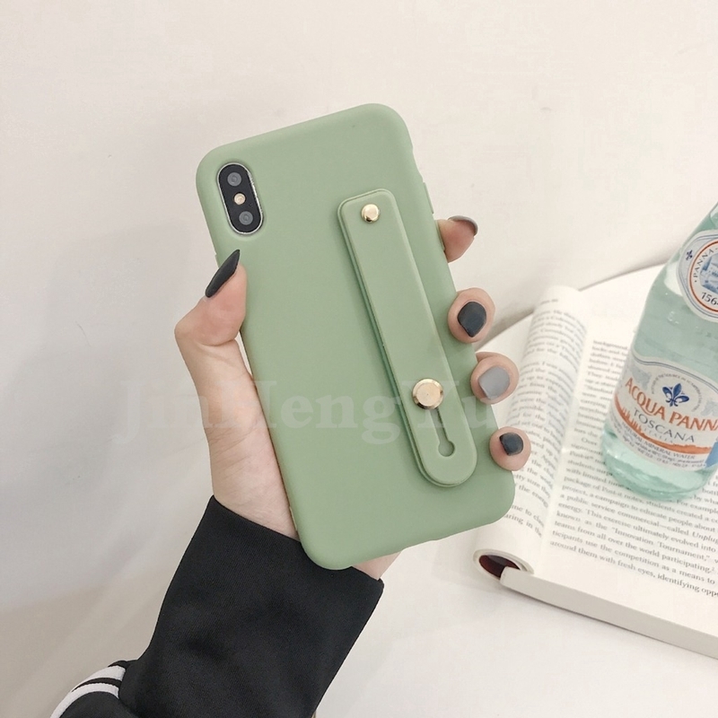 Ốp điện thoại mềm có vòng đeo tay cho iPhone 6 6S 7 8 Plus X Xs XR XsMax 11 promax