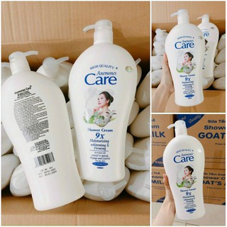 sữa tắm mịn da dê care 1200ml