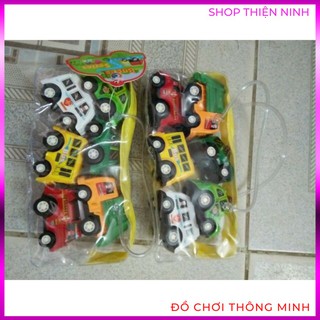 Set 6 ô tô đồ chơi cho bé