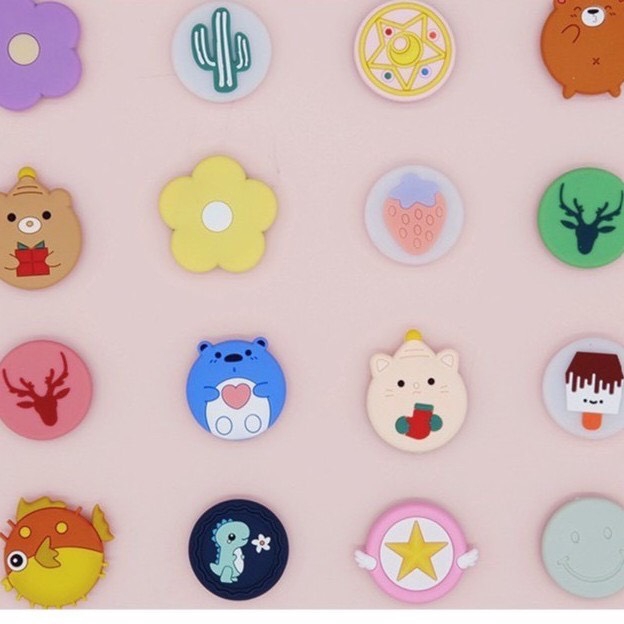 Giá đỡ điện thoại Silicon Iring Poc nhiều hình ngộ nghĩnh, nhỏ gọn tiện lợi | BigBuy360 - bigbuy360.vn