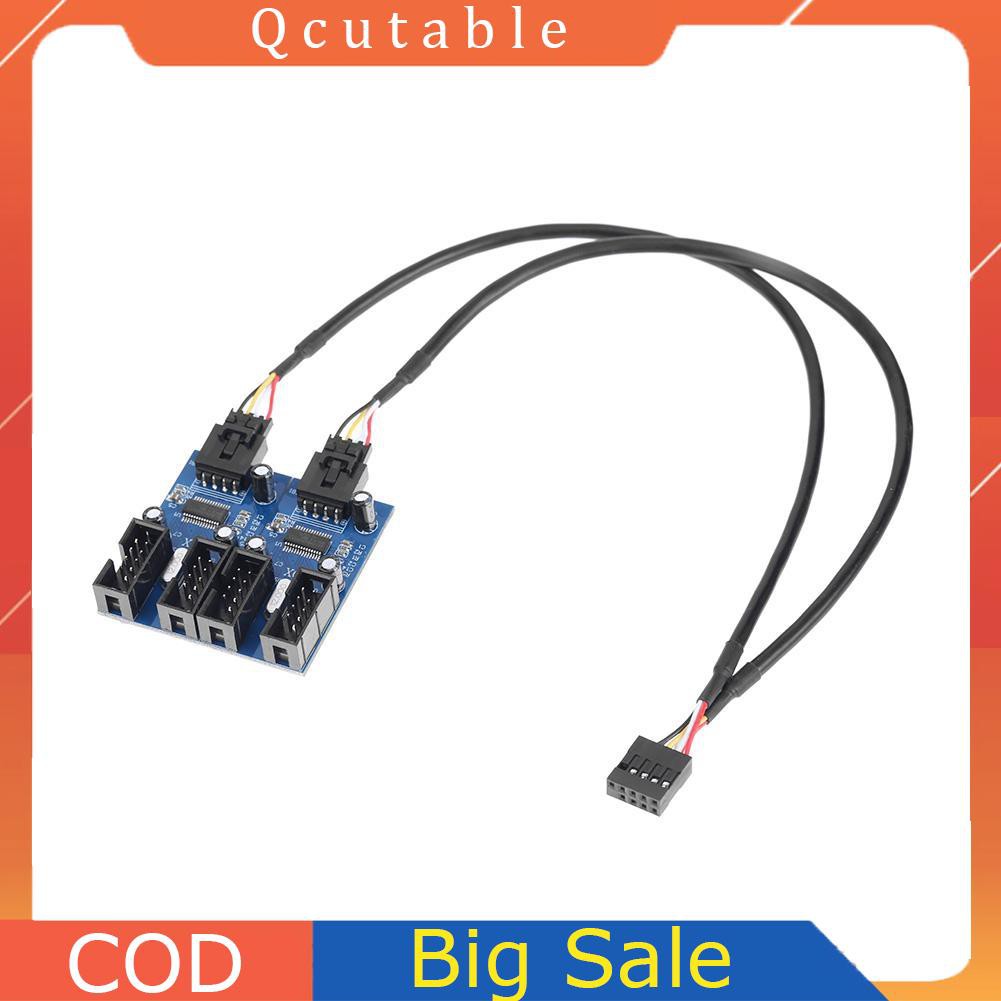 Cáp Chuyển Đổi 9 Pin Usb 2.0 Male 1 Sang 4 Female Cho Máy Tính | BigBuy360 - bigbuy360.vn