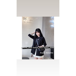 Blazer 2 lớp nâu/đen 2 lớp(ẢNH THẬT/HÀNG SẴN)