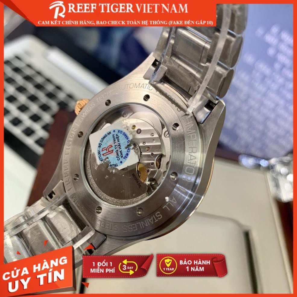 [REEFTIGERVIETNAM]  Đồng hồ nam Reef Tiger RGA165-YWY Size 39mm