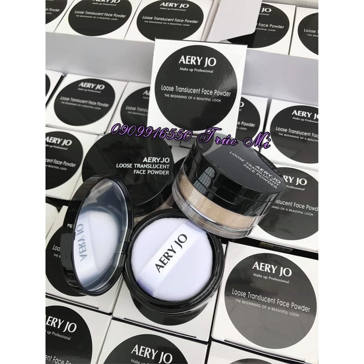 PHẤN PHỦ BỘT CHE KHUYẾT ĐIỂM AERY JO LOOSE TRANSLUCENT FACE POWDER 20G CHÍNH HÃNG - 8737