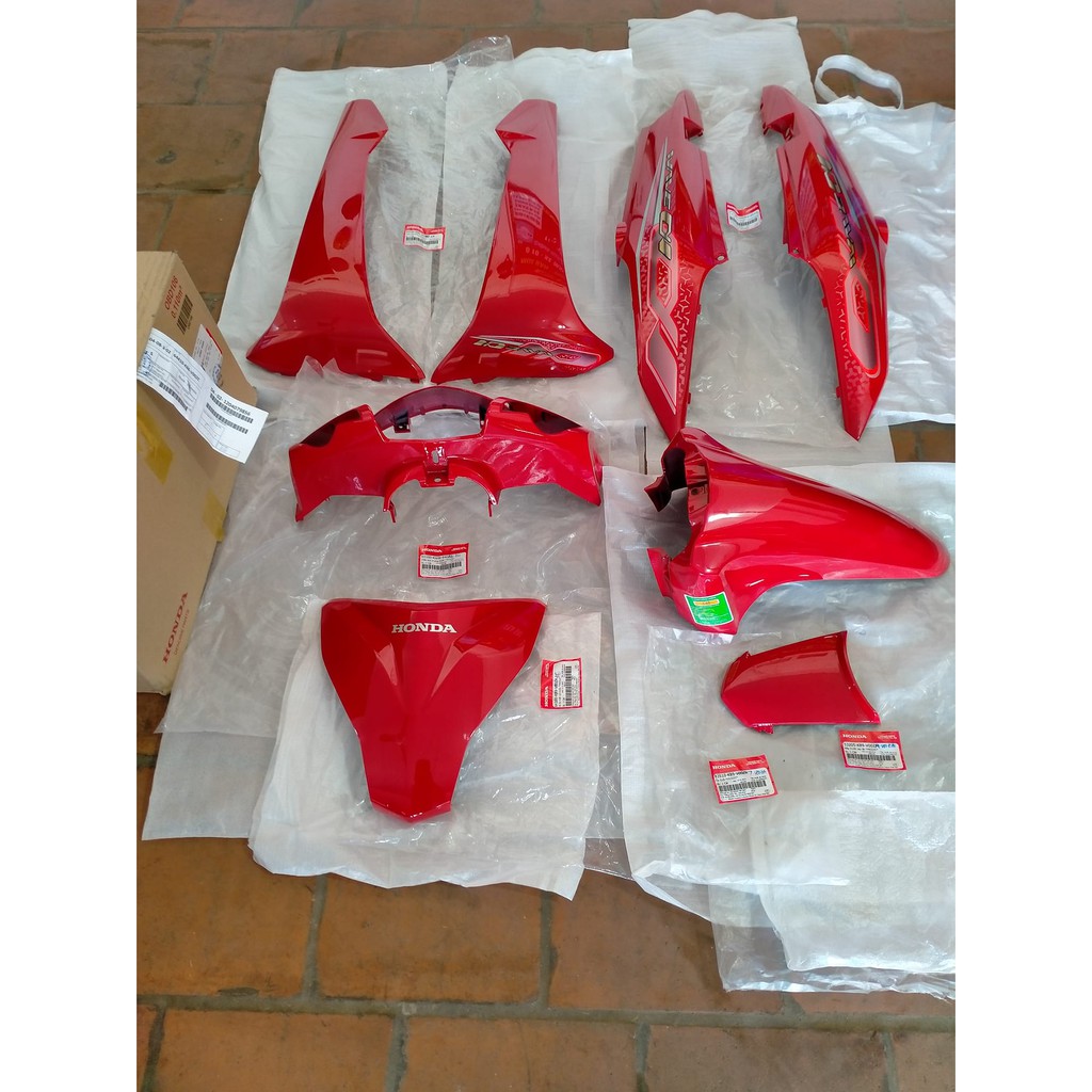 BỘ NHỰA WAVE 110CC 2017-2021 MÀU ĐỎ