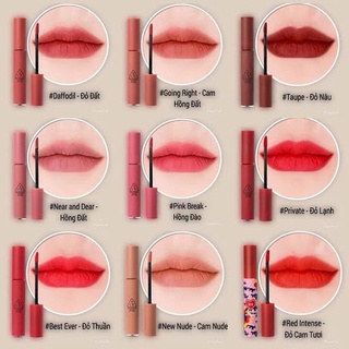 Son kem 3CE Velvet Lip Tint [CHÍNH HÃNG]