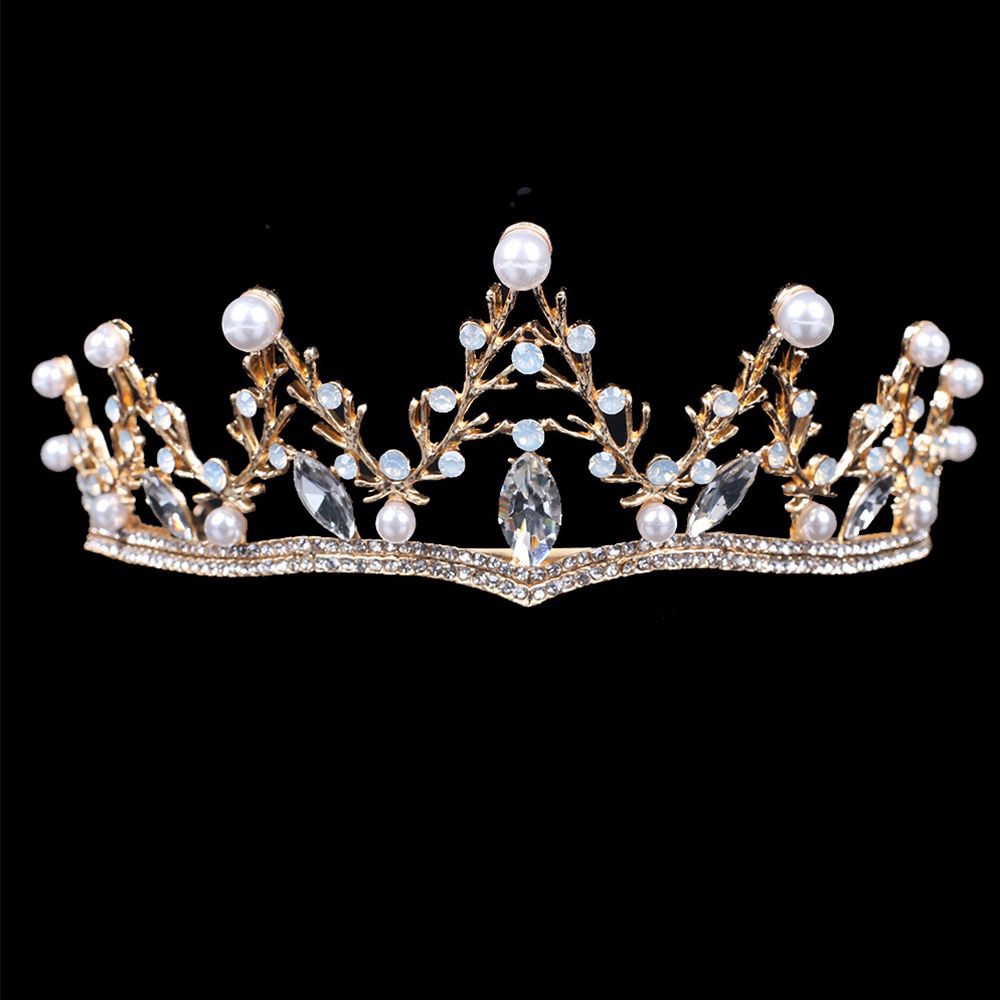 Vương miện thiết kế thanh lịch đính đá cho cô dâu