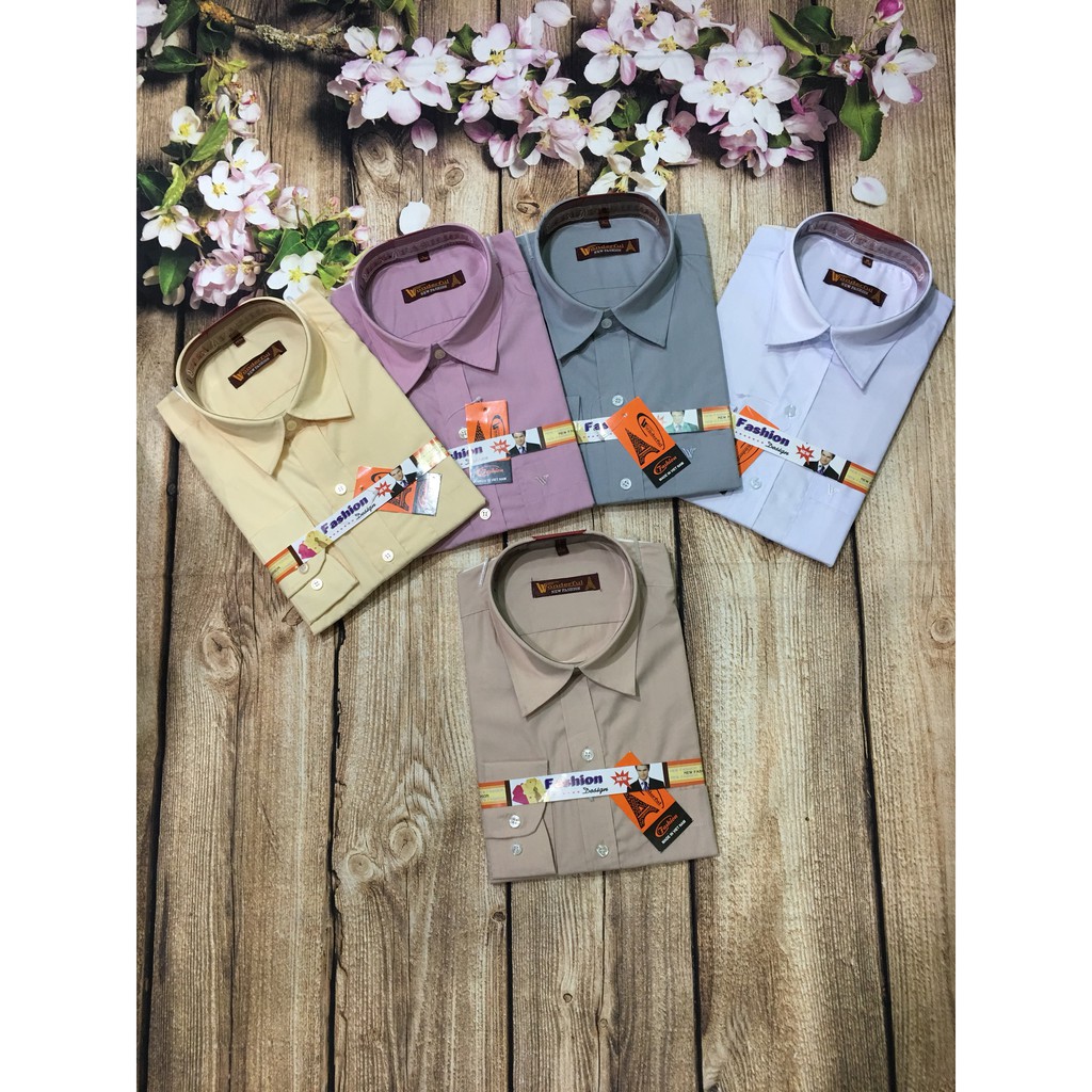 áo sơ mi nam trung niên trơn dưới 88kg | BigBuy360 - bigbuy360.vn