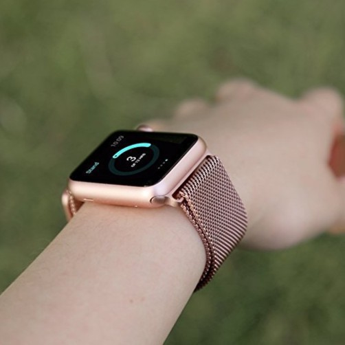 DÂY ĐEO APPLE WATCH THÉP KHÔNG GỈ - KHÓA NAM CHÂM DÀNH CHO APPLE WATCH SERIES 5/4/3/2/1 - HÀNG PHỤ KIỆN