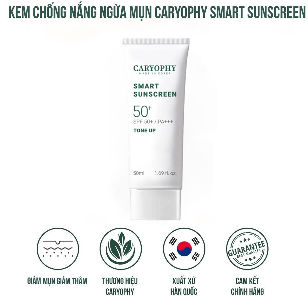 Combo 2 sản phẩm tầy tế bào chết và chống nắng Caryophy (Tẩy Tế Bào Chết 250ml + Kem Chống Nắng 50ml)