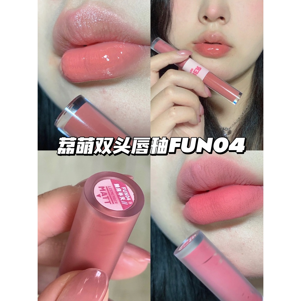 Son Kem Lì Hai Đầu Dưỡng Ẩm Trang Điểm Lâu Trôi SLP02