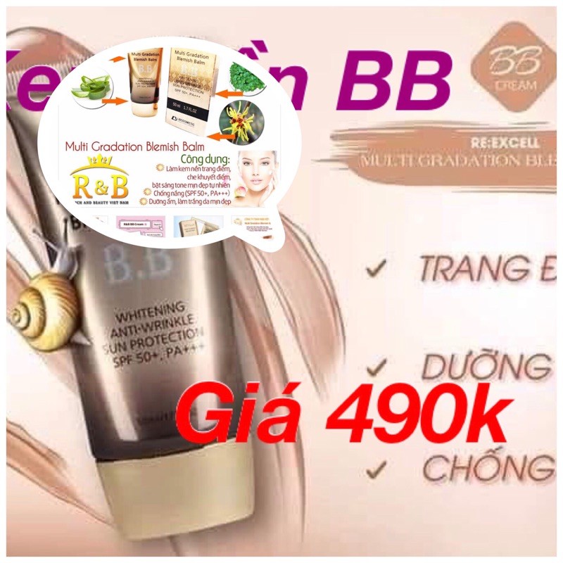 kem nền BB CREAM mulit gradation