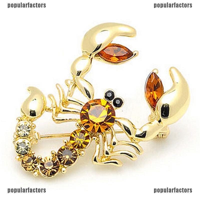 Trâm Cài Bọ Cạp Đính Đá Lấp Lánh