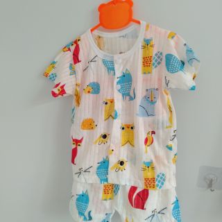 Combo bộ cotton giấy cho bé 11kg