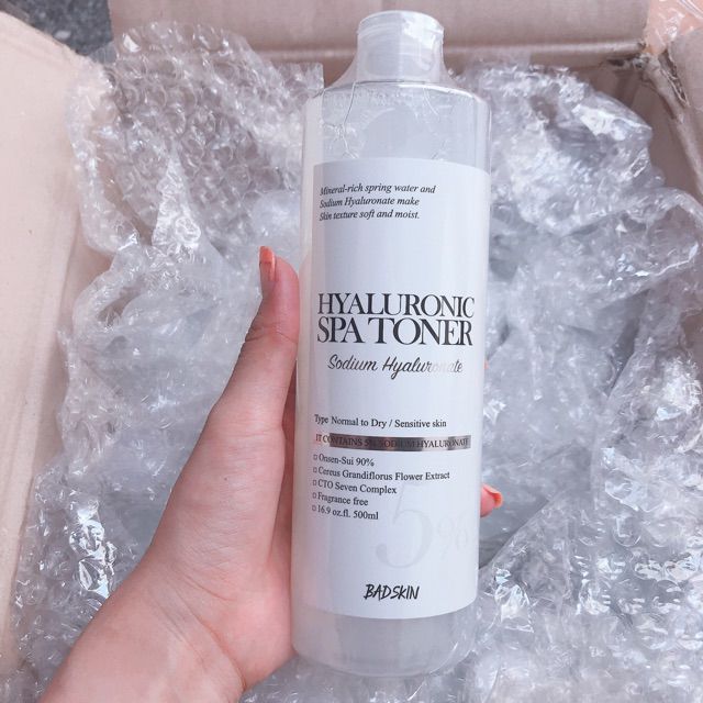 (Sẵn Có Bill)TONER CAO CẤP BAD SKIN HYALURONIC SPA TONER | BigBuy360 - bigbuy360.vn