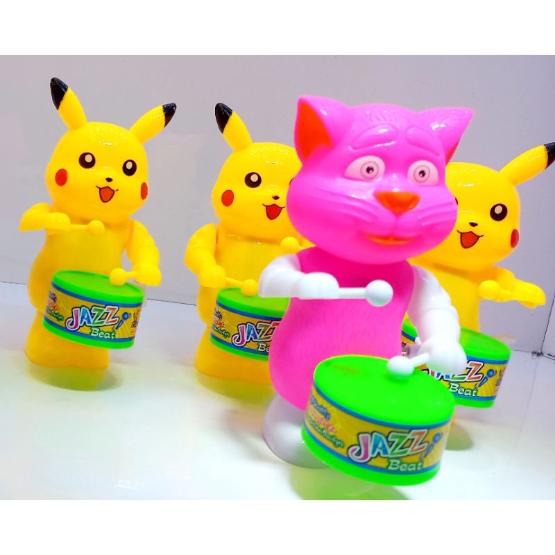 Đồ chơi cho bé thú gõ trống giúp bé phát triển âm thanh và sự tập trung