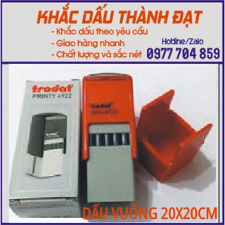 Dấu tròn, dấu vuông 20x20mm (trodat 4922)