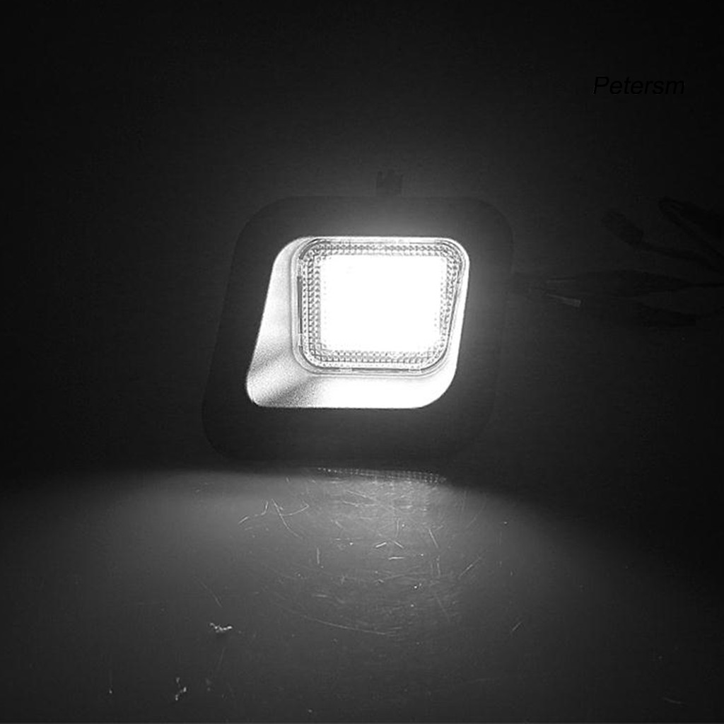 *S8*2Pcs 6500K White LED Car Smoke Lens License Plate Light for Dodge RAM 1500 2500