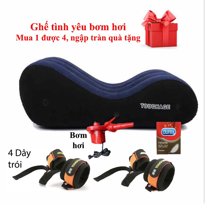 Ghế tình yêu bơm hơi loại xịn - CẢM GIÁC TƯƠI MỚI-CHỊU TẢI 200kg-TẶNG BƠM + 4 DÂY TRÓI-Gửi hàng không ghi tên | WebRaoVat - webraovat.net.vn