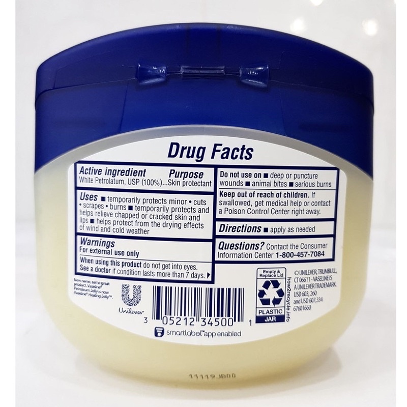 Sáp Dưỡng Ẩm Đa Năng VASELINE Original Healing Jelly Mỹ 49gr/106gr/368gr