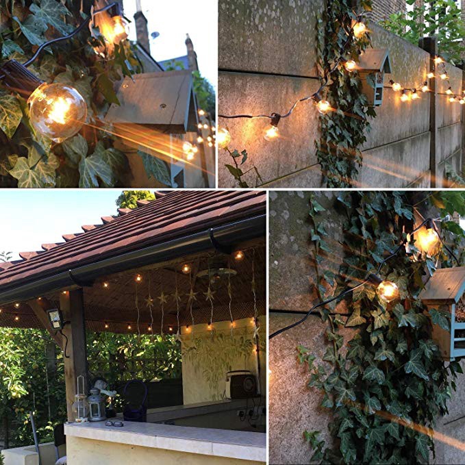 Outdoor String Light Fairy Lights 6M 20LED Christmas Garland Lights G20 Bulbs