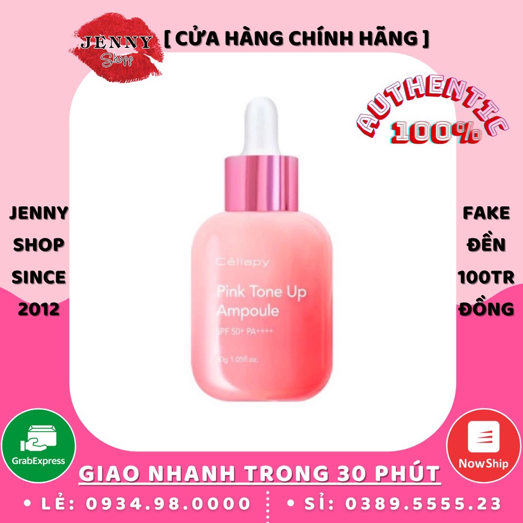 Tinh Chất Dưỡng Trắng Cellapy Pink Tone Up Ampoule