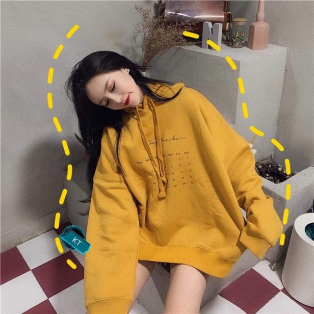 Áo hoodie lịch ngày tháng KTH0919