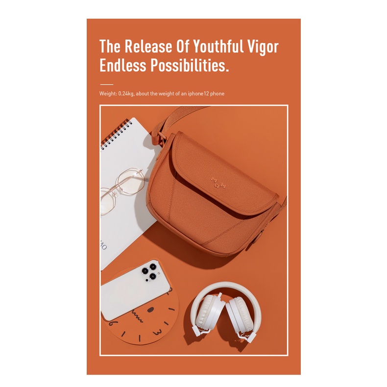 Túi đeo chéo MAH kiểu dáng thông thường cho nữ