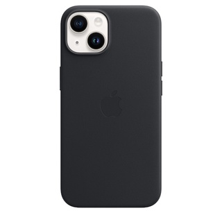 Apple iPhone 14 Leather Case with MagSafe - Midnight [Hàng chính hãng]