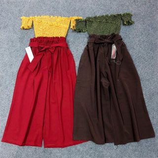 Quần ống rộng hàng(qc)