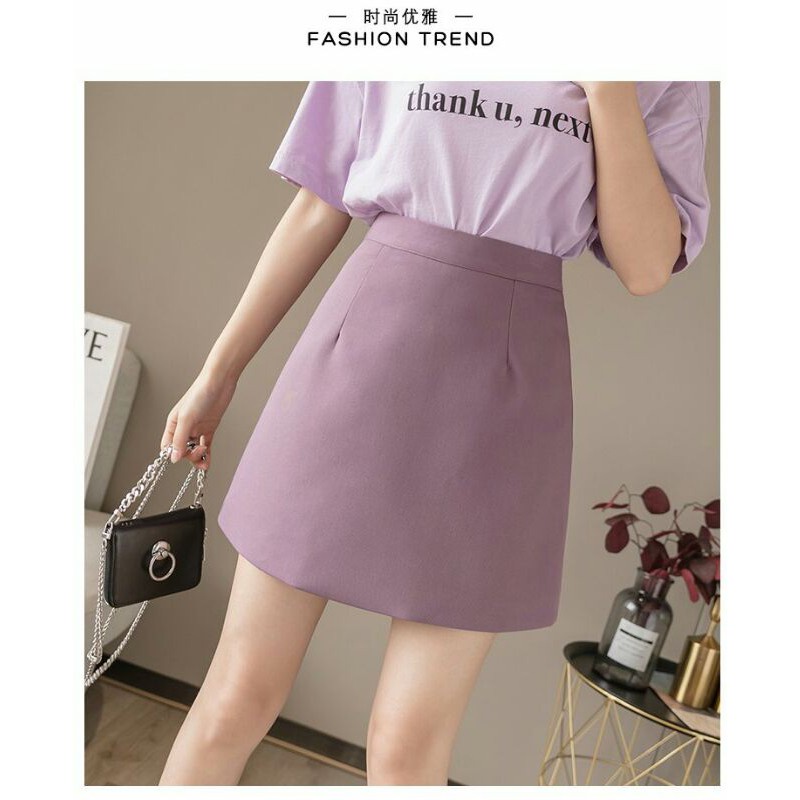 chân  váy chữ A 40-45cm séc khóa kéo chất tuyết mưa có quần PR tại xưởng may