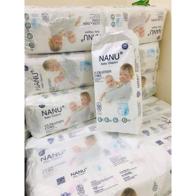 BỈM DÁN NANU SƠ SINH SIZE  S/100/ ,M/100