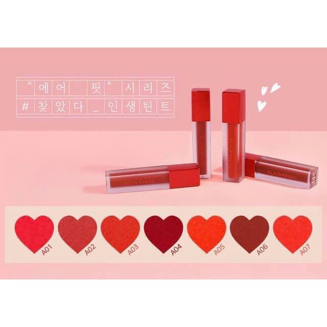 [1 - 7] [33 - 37] Sẵn màu 12 Son Kem Lì Black Rouge Air Fit Velvet Tint Version 7 - Velvet Crown | BigBuy360 - bigbuy360.vn