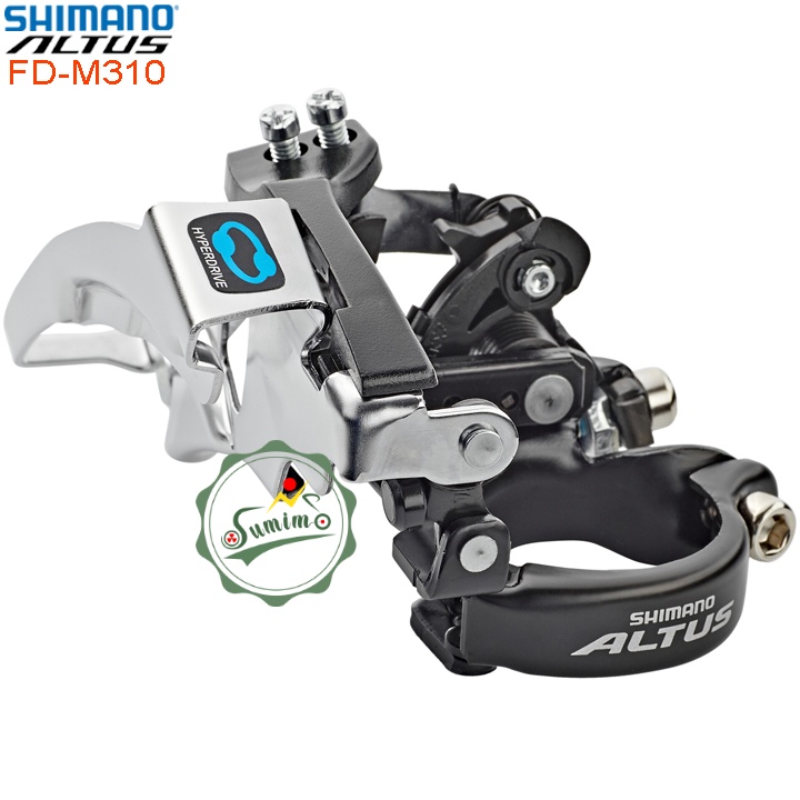 Sang dĩa SHIMANO Altus FD-M310 cổ dê 34.9mm 3x9 Speed - Chính hãng
