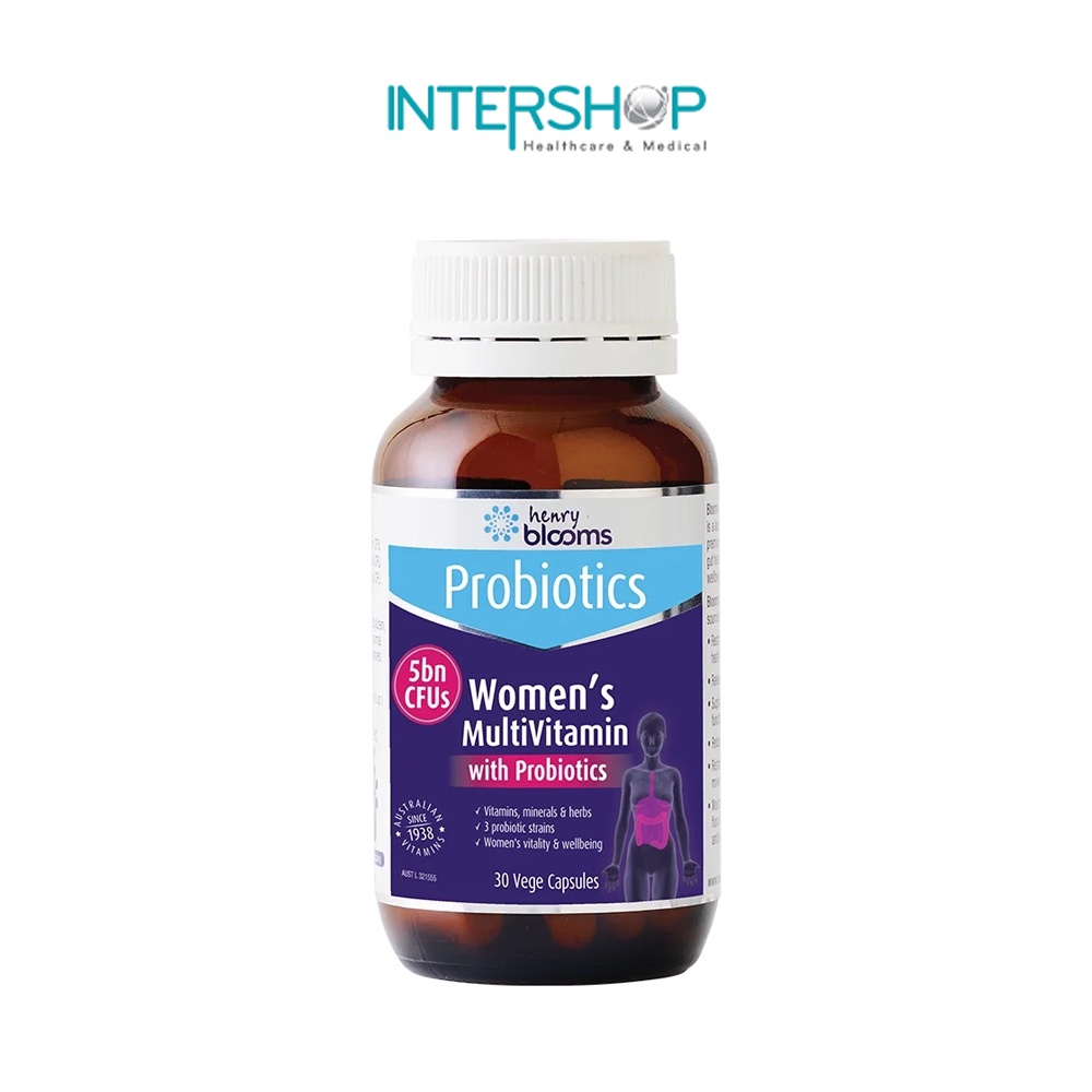 Vitamin Tổng Hợp Cho Nữ Women's Multivitamin With Probiotics Henry Blooms