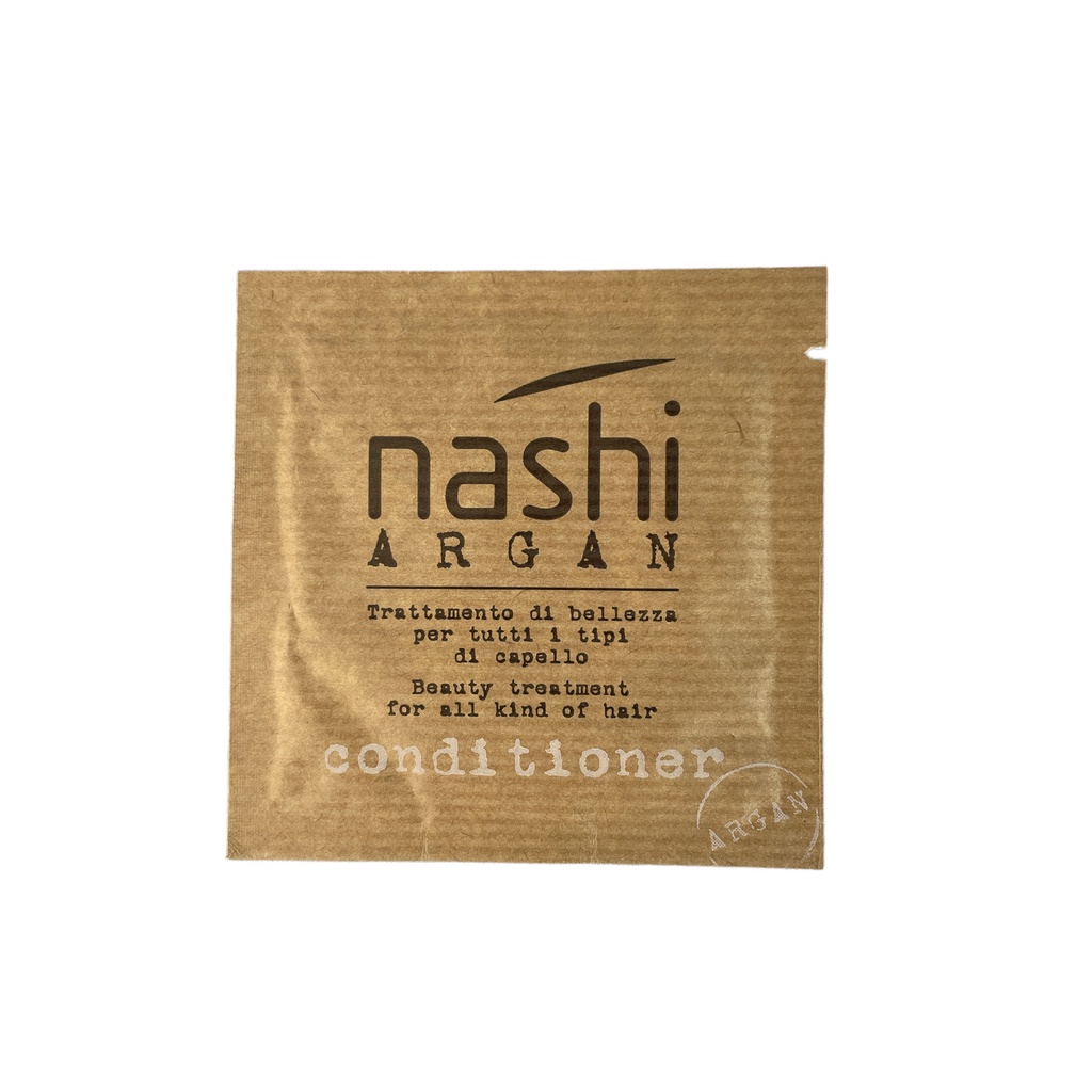 Combo dầu gội, dầu xả và dầu hấp organic phục hồi tóc cao cấp Nashi argan try me kit