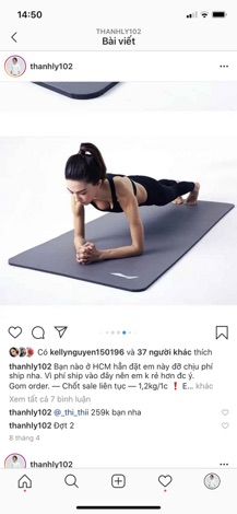 Thảm tập l.i.ning