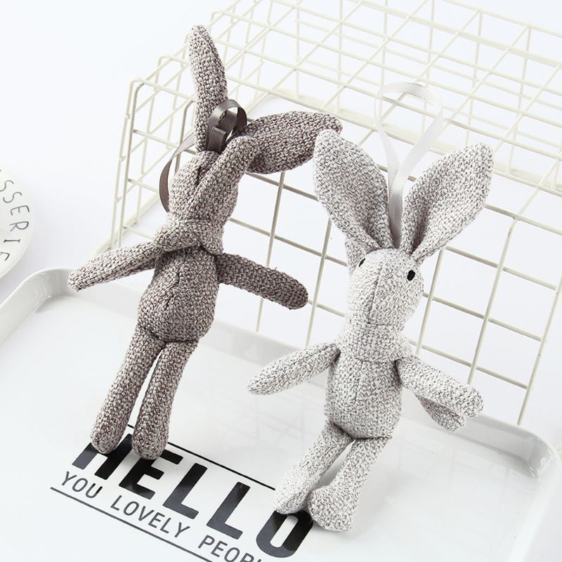 Móc Khóa Thỏ Nhồi Bông Mojito Đáng Yêu