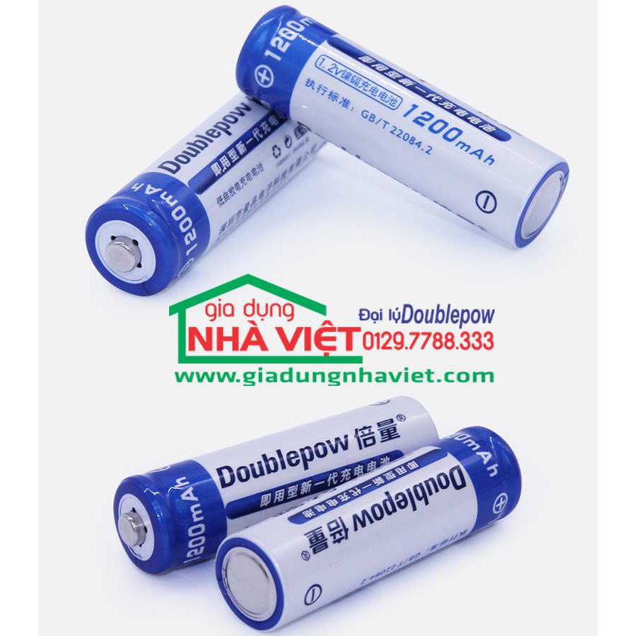 BỘ 4 PIN DOUBLEPOW AA 1200MAH PIN TIỂU SẠC