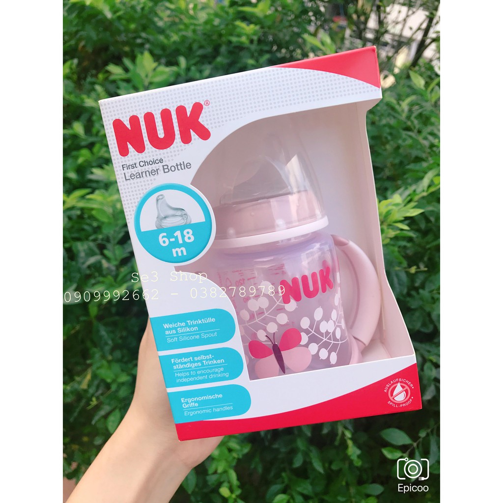 Bình tập uống NUK Baby Gluck