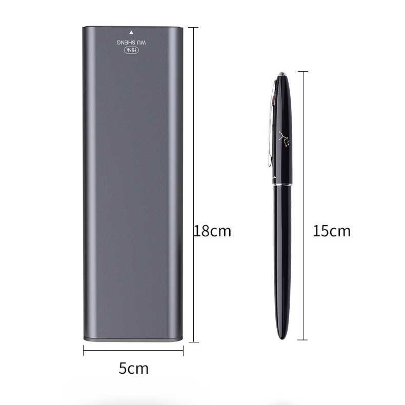 Hộp Đựng Bút Bằng Kim Loại Nhôm Mặt Nhám Dạng Nhấn Đa Năng Sáng Tạo