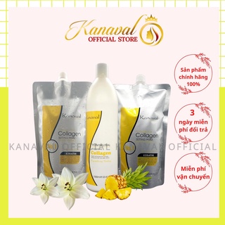 Thuốc uốn tóc, cặp uốn tóc Kanaval Professional giúp định hình uốn xoăn tóc túi 1000ml - Kanaval Official Store