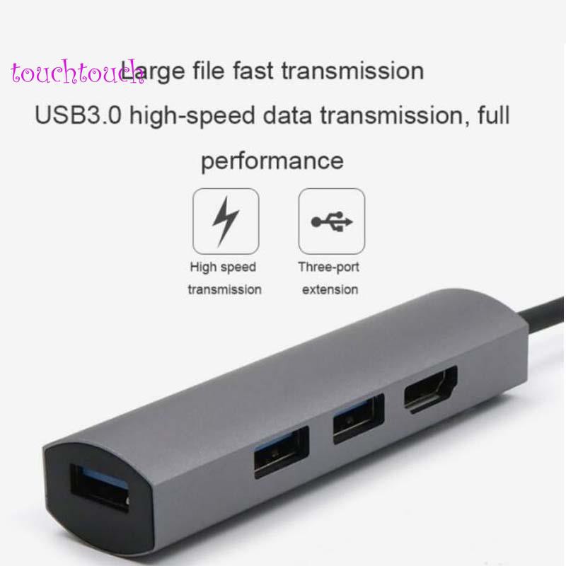 Bộ Chuyển Đổi 4 Trong 1 Type C Sang 4k Hdmi Cho Macbook Matebook Samsung S8 / S9 | BigBuy360 - bigbuy360.vn