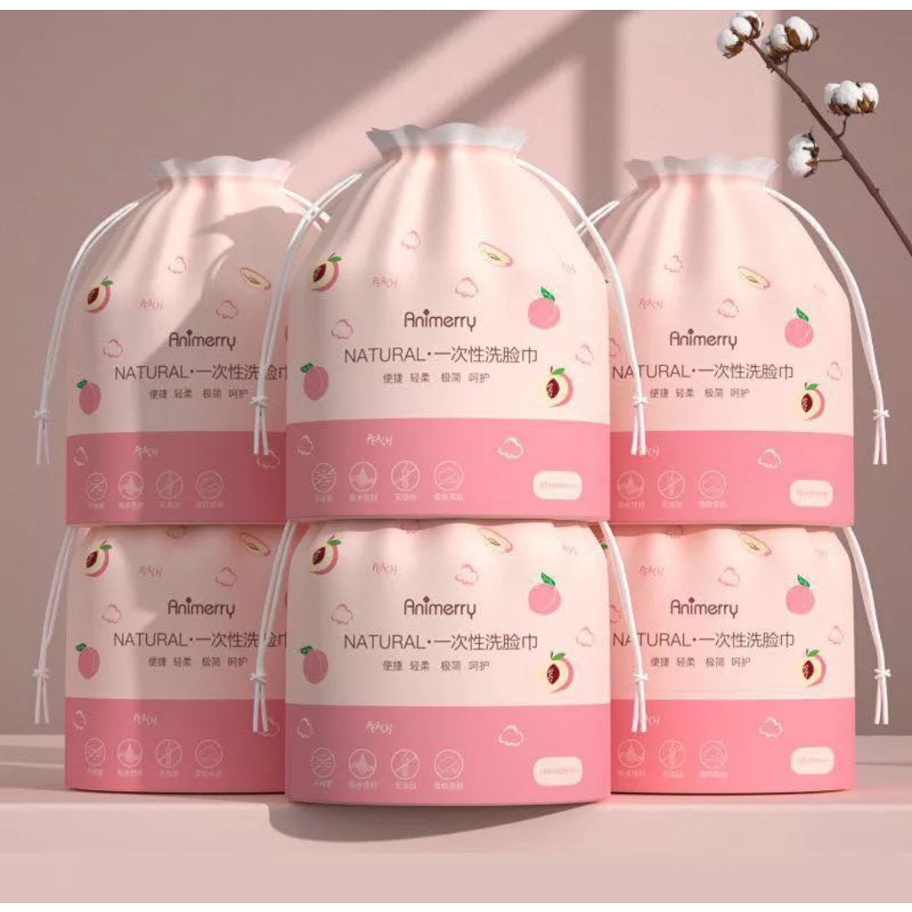 Khăn mặt khô dùng 1 lần Animerry giấy tẩy trang lau ướt siêu mềmm dai mịn rửa mặt vệ sinh - Chất liệu cao cấp