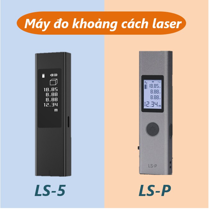 Máy đo khoảng cách bằng laser Xiaomi Duka LS-5 - Thước đo khoảng cách laser Xiaomi Duka LS-P