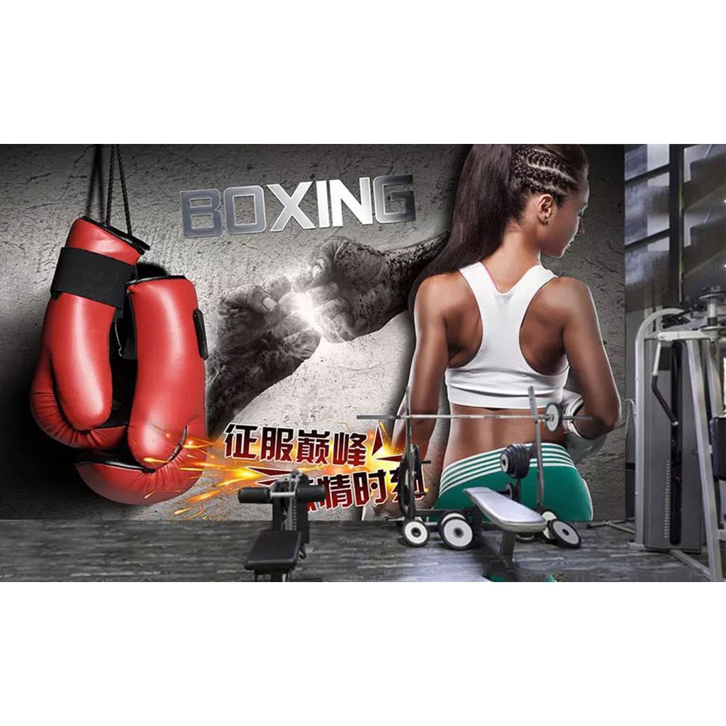 Tranh dán tường Boxing 2 BINBIN GY06 (Kích thước : tuỳ chọn)