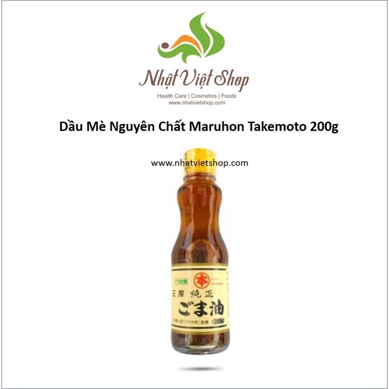 Dầu Mè Nguyên Chất Maruhon Takemoto 200g