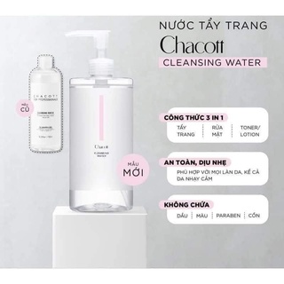 Nước tẩy trang Chacott