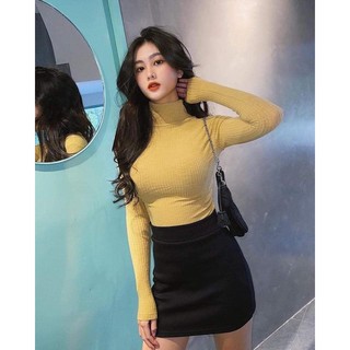 áo cổ lọ tay dài