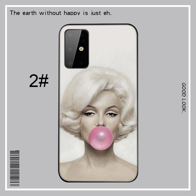 Samsung Galaxy A9 A8 A7 A6 Plus A8+ A6+ 2018 A5 A3 2016 2017 Casing phone Soft Case YX150 Marilyn Monroe